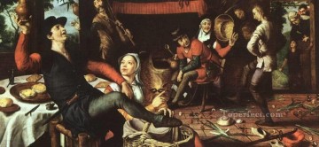 エッグダンス オランダの歴史画家ピーテル・アールセン Oil Paintings